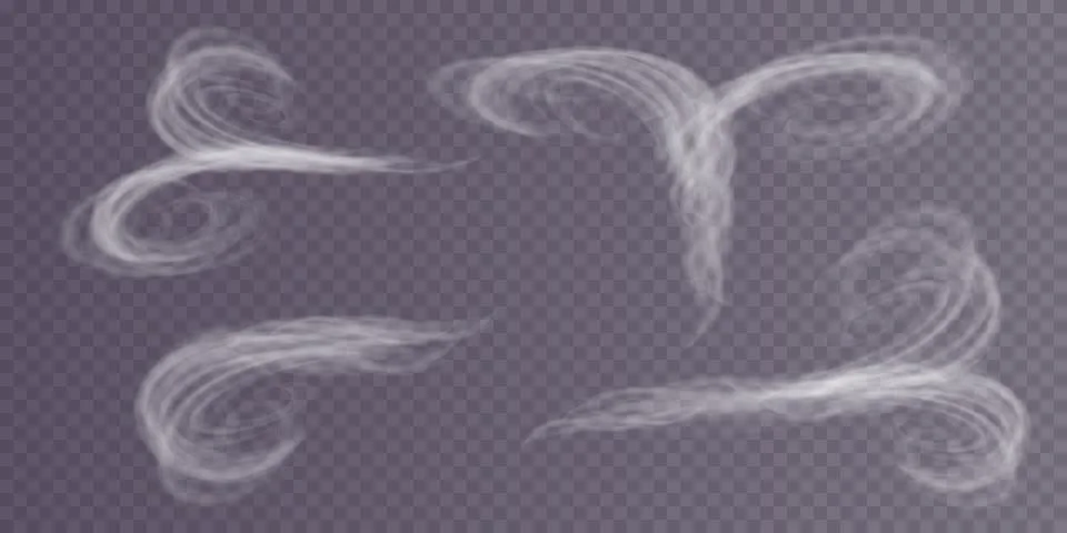 Dynamic Wind Swirls Create Breathtaking and Stunning Winter Blizzardlike Effects Stock-Illustration