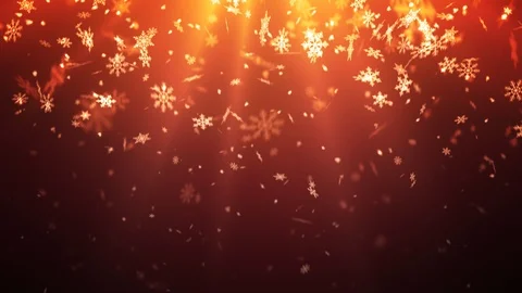 Dynamic Winter Snow Flakes Stock Footage 97897023