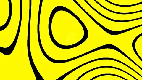 Dynamic yellow abstract wave pattern background for modern creative videos Stock Footage 342116869
