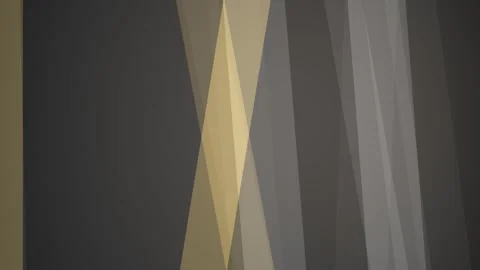 Dynamic yellow and gray lines subtly shift across a dark background Stock Footage 323256361