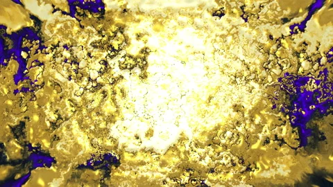 Dynamic yellow background with blue spots Stock Footage 135472693