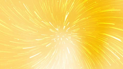 Dynamic Yellow Light Streaks Abstract Background with Starburst Effect Stock Footage 327501437