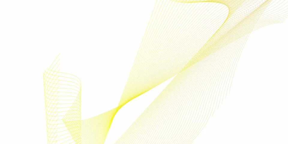 Dynamic yellow light trails streaking across a clean white background for m.. 스톡 일러스트