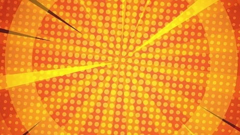 Dynamic Yellow, Red and Orange Radial Burst Animated Background Stock Footage 313796264