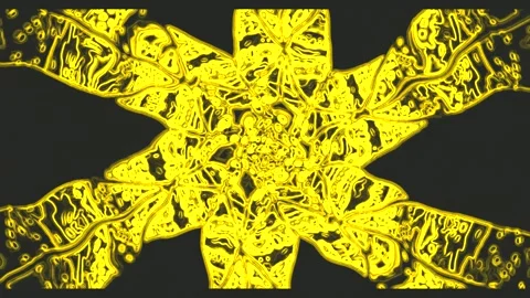 Dynamic yellow tunnel pattern with seamless looping effect for sc Stock Footage 316786832