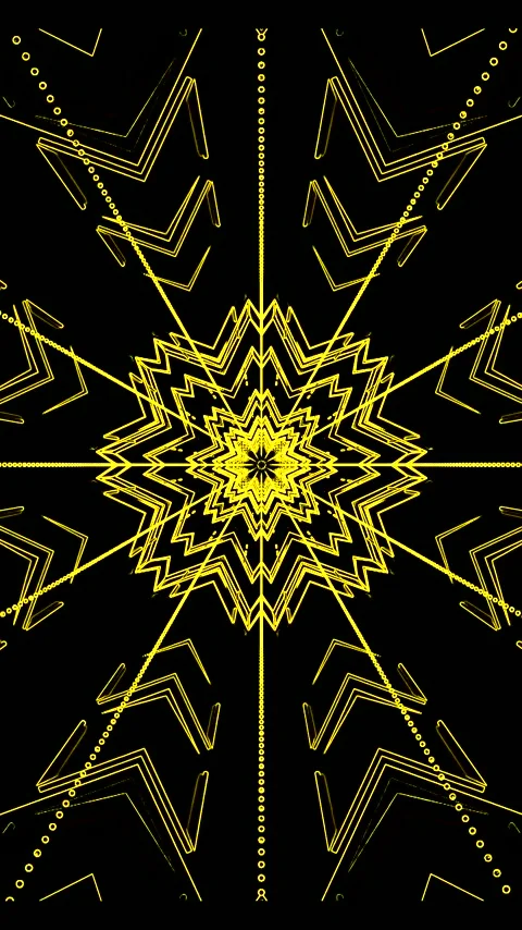 Dynamic yellow tunnel vj loop screensaver creating vibrant visual energy in.. Stock Footage 321572161