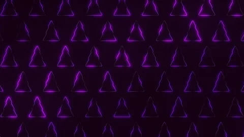 Dynamic zigzag triangle pattern in purple and black Stock Footage 311609368