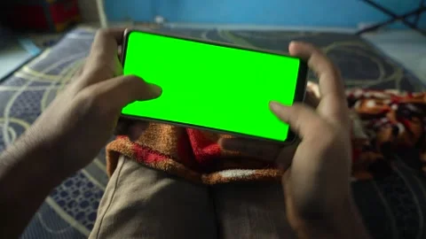 Dynamic zoom out and zoom in transition effect on a horizontal smartphone w.. Stock Footage 340490762