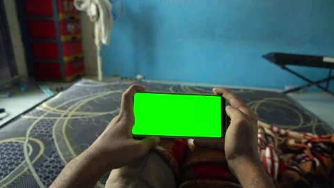 Dynamic zoom out and zoom in transition effect on a horizontal smartphone w.. Stock Footage 340490844