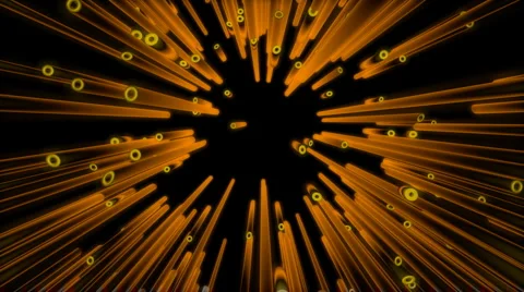 Dynamical beams - tubes in space Video stock 908136