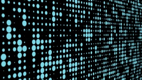 Dynamically changing circles background Video stock 113399219