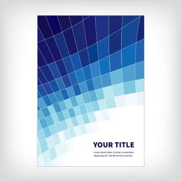 Dynamics abstract brochure background Stock Illustration