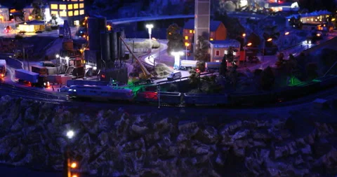 The dynamics and movement of working mechanisms of the layout Stock Footage 102487572