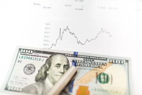 Dynamics of exchange rates. Stock Photos