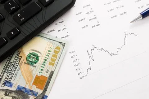 Dynamics of exchange rates. Stock Photos