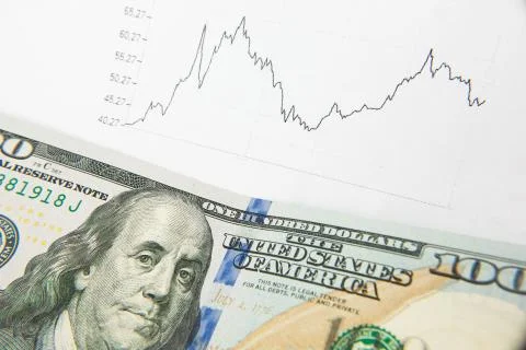 Dynamics of exchange rates. Stock Photos