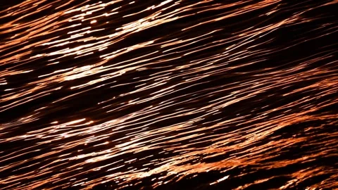 Dynamik background with golden waves Stock Footage 277216135