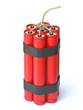 Dynamite 3D Stock Illustration