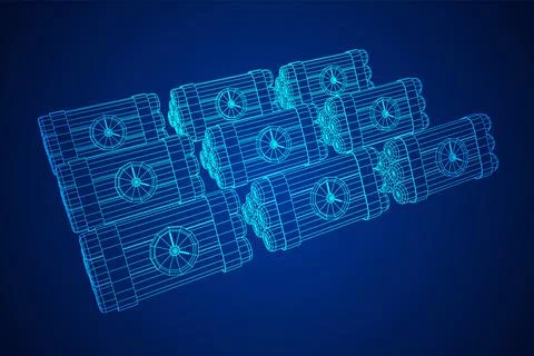 Dynamite Bomb with Countdown Clock Stockillustratie