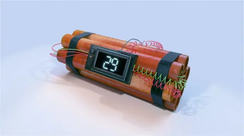 Dynamite Bomb Explosion Stock Footage 38441880