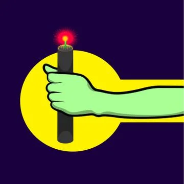 Dynamite bomb Stock Illustration