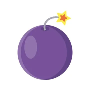 Dynamite bomb on white background Stock Illustration