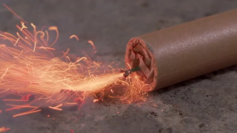 Dynamite Cartridge About To Explode Video stock 266172284
