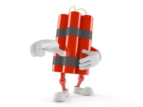 Dynamite character Illustrazione stock