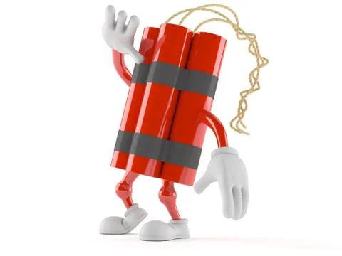 Dynamite character Illustrazione stock