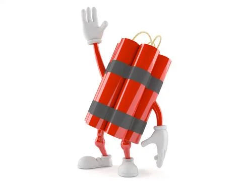 Dynamite character Illustrazione stock