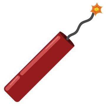 Dynamite explosion icon 스톡 일러스트