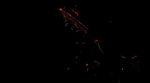 Dynamite Fuse frame burning Stock Footage 36645377