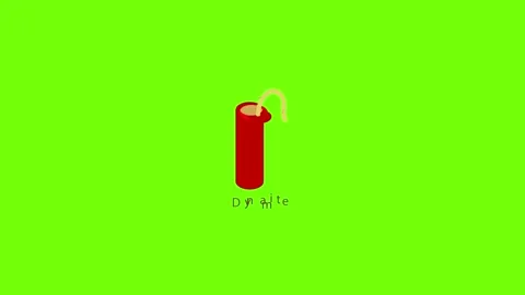 Dynamite icon animation Video stock 153588080