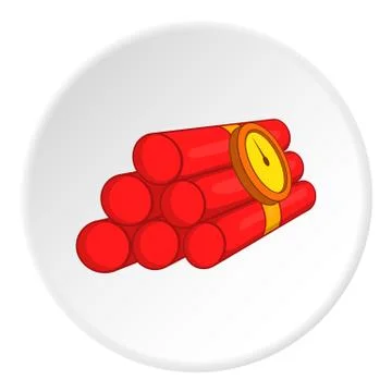 Dynamite icon, cartoon style イラスト素材