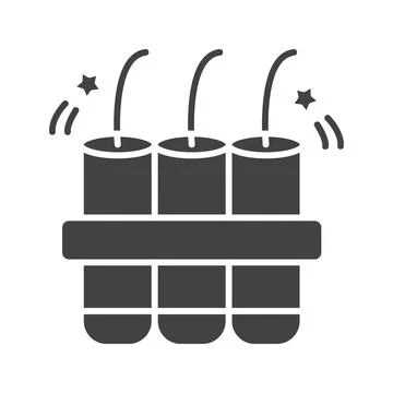 Dynamite Icon Image. Stock Illustration