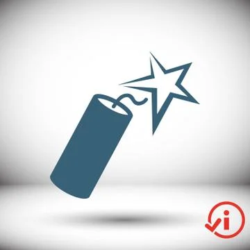 Dynamite icon stock vector illustration flat design 스톡 일러스트