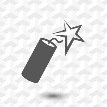 Dynamite icon stock vector illustration flat design Stock Illustration