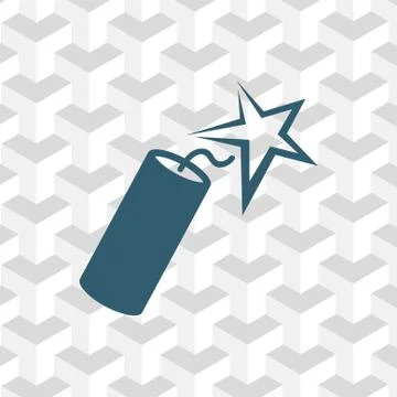 Dynamite icon stock vector illustration flat design Illustrazione stock