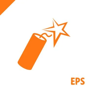 Dynamite icon stock vector illustration flat design 스톡 일러스트