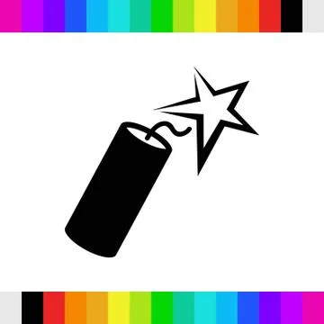 Dynamite icon stock vector illustration flat design Stockillustratie