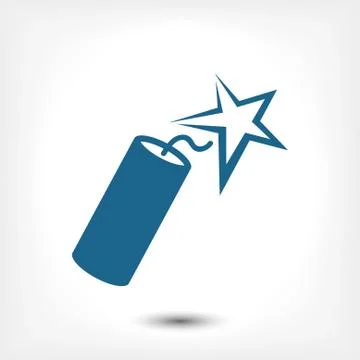 Dynamite icon stock vector illustration flat design Stock Illustration