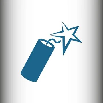 Dynamite icon stock vector illustration flat design 스톡 일러스트