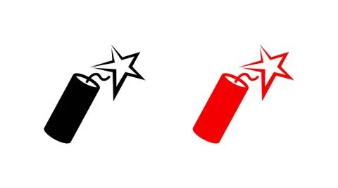 Dynamite icon stock vector illustration flat design Illustrazione stock