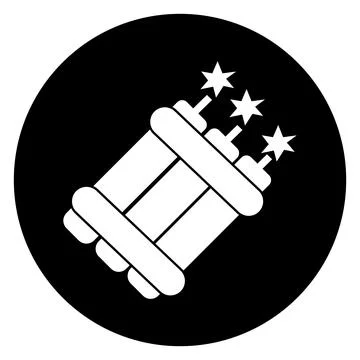 Dynamite icon vector Stock Illustration