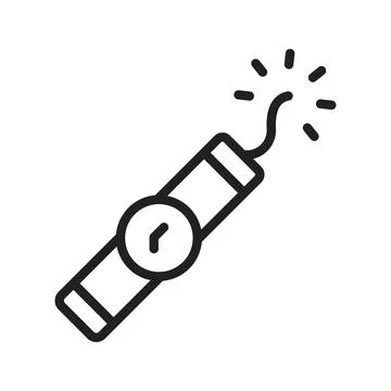 Dynamite icon vector image. Stock Illustration