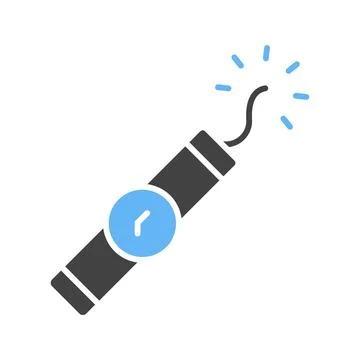 Dynamite icon vector image. Stock Illustration