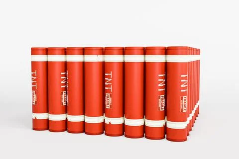 Dynamite isolated on white background 스톡 일러스트