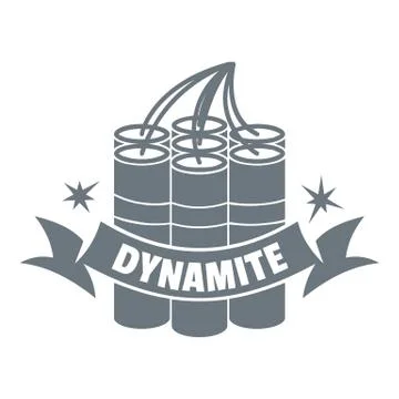 Dynamite logo, vintage style Stock Illustration