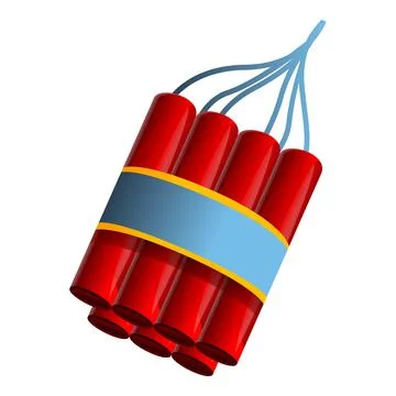 Dynamite pack icon, cartoon style イラスト素材