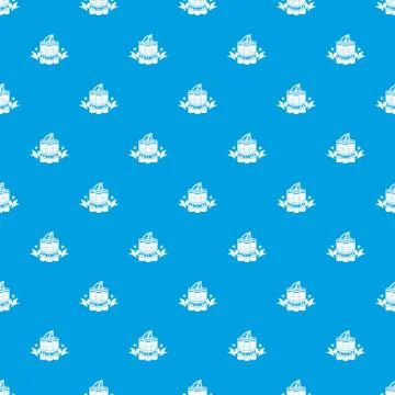 Dynamite pattern seamless blue 스톡 일러스트